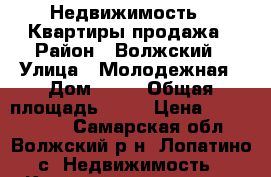  Недвижимость - Квартиры продажа › Район ­ Волжский › Улица ­ Молодежная › Дом ­ 16 › Общая площадь ­ 45 › Цена ­ 1 600 000 - Самарская обл., Волжский р-н, Лопатино с. Недвижимость » Квартиры продажа   